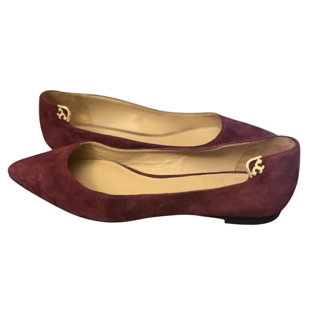 Tory Burch Elizabeth Suede Flats | Women’s 7.5 US | Chic Classic Preppy